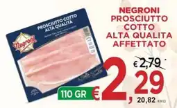 Jero Market Negroni prosciutto cotto alta qualità offerta