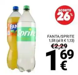 Supermercati Gulliver Fanta/Sprite offerta