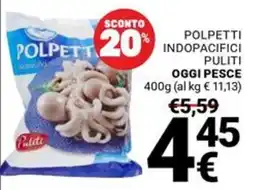 Supermercati Gulliver Polpette indopacifici puliti offerta