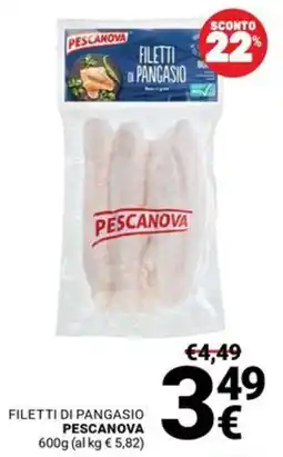 Supermercati Gulliver Filetti di pangasio Pescanova offerta