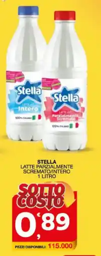 Sisa Stella latte parzialmente scremato/intero offerta