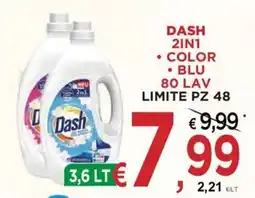 Jero Market Dash 2in1 color blu offerta
