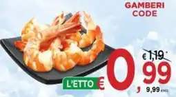 Jero Market Gamberi code offerta