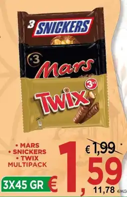 Jero Market Mars Snickers Twix Multipack offerta