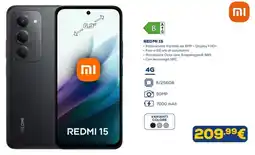 Euronics Redmi 15 offerta