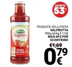 Supermercati Gulliver Passata vellutata Valfrutta offerta