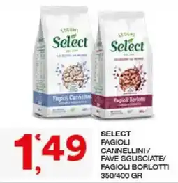 Sisa Select Fagioli Cannellini / Fave Sgusciate / Fagioli Borlotti offerta