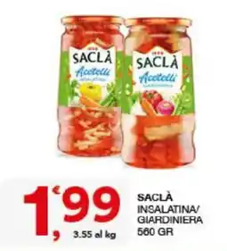 Sisa Saclà insalatina/giardiniera offerta