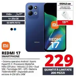 Comet Redmi 17 Smartphone offerta