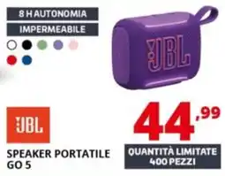 Comet JBL speaker portatile GO 5 offerta