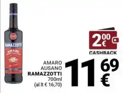 Supermercati Gulliver Amaro Ausano Ramazzotti offerta