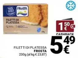 Supermercati Gulliver Filetti di platessa Frost offerta