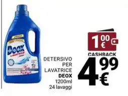 Supermercati Gulliver Detersivo per lavatrice Deox offerta