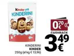 Supermercati Gulliver Kinderini Kinder offerta