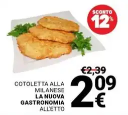 Supermercati Gulliver Cotoletta alla Milanese La Nuova Gastronomia All'Etto offerta