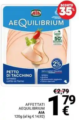 Supermercati Gulliver Affettati Aequilibrium AIA offerta