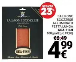 Supermercati Gulliver Salmone scozzese affumicato offerta