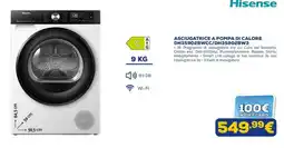 Euronics Asciugatrice a pompa di calore Hisense offerta