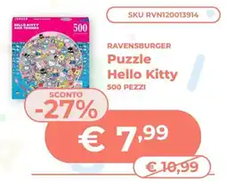 Mornati Paglia Ravensburger Puzzle Hello Kitty offerta
