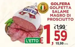 Jero Market Salame magro di prosciutto Golfetta offerta