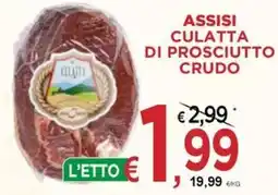 Jero Market Assisi culatta di prosciutto crudo offerta
