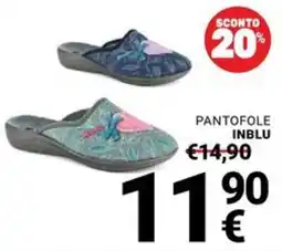 Supermercati Gulliver Pantofole Inblu offerta