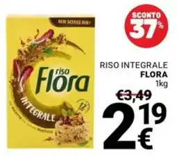 Supermercati Gulliver Riso integrale Flora offerta