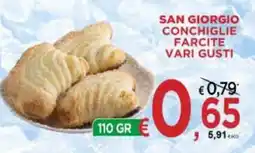 Jero Market San Giorgio conchiglie farcite vari gusti offerta