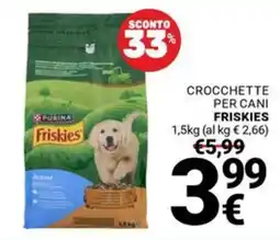 Supermercati Gulliver Crocchette per cani Friskies Junior offerta