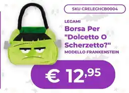 Mornati Paglia Borsa Per "Dolcetto O Scherzetto?" Modello Frankenstein offerta