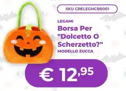 Mornati Paglia Legami Borsa Per "Dolcetto O Scherzetto?" Modello Zucca offerta
