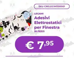 Mornati Paglia Legami Adesivi Elettrostatici per Finestra offerta