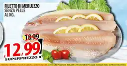 Il Genio Supermercato Filetto di merluzzo senza pelle offerta