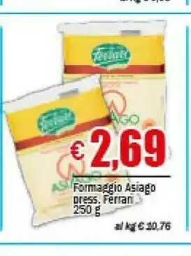 Formaggio asiago pressato