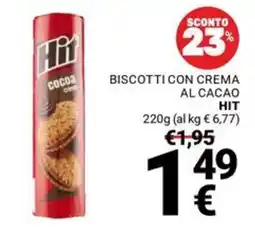Supermercati Gulliver Biscotti con crema al cacao Hit offerta