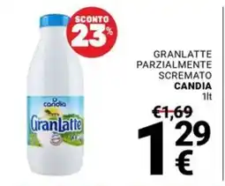 Supermercati Gulliver Granlatte Candia offerta
