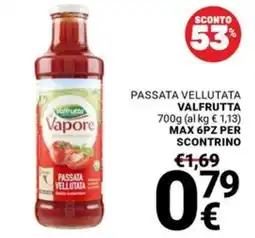 Supermercati Gulliver Passata vellutata Valfrutta offerta