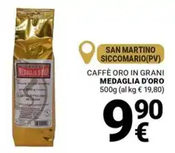 Supermercati Gulliver Caffè oro in grani medaglia d'oro offerta