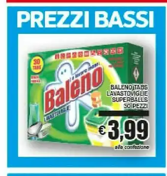 Baleno tabs lavastoviglie superballs