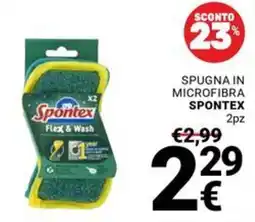 Supermercati Gulliver Spugna in microfibra Spontex offerta