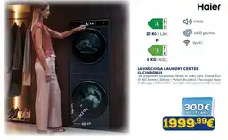 Euronics Haier Lavasciuga Laundry Center CLC108GNU1 offerta