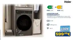 Euronics Lavasciuga slim Haier offerta
