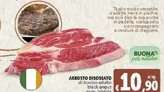 Arrosto disossato di bovino adulto black angus