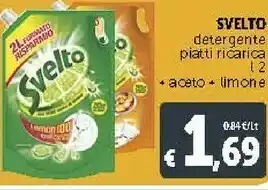 Deco Supermercati Detergente piatti ricarica aceto offerta