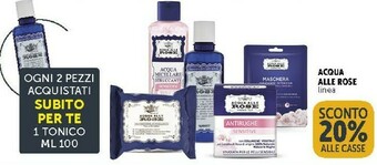 Deco Supermercati Acqua alle rose linea offerta