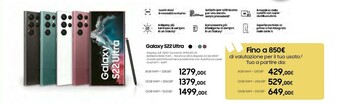 Euronics Galaxy s22 ultra 128gb offerta