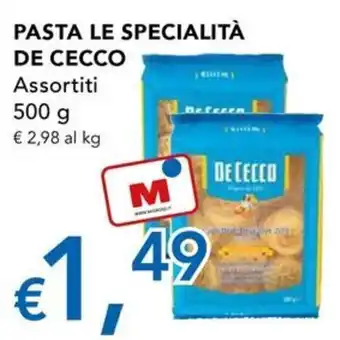Pasta le specialità De Cecco Assortiti