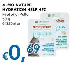 Migross Superstore Almo Nature Hydration Help HFC Filetto di Pollo offerta