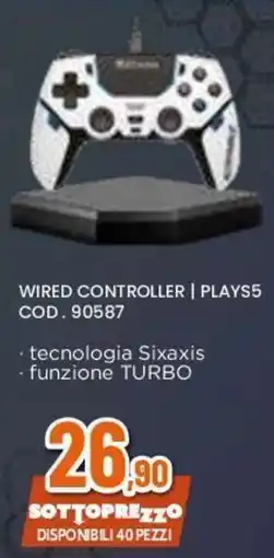 Expert Wired Controller PS5 offerta