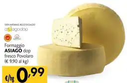 Maxi Family Formaggio Asiago dop fresco Povolaro offerta